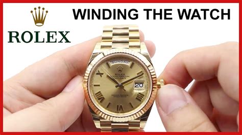 how do i set my rolex watch|how to wind Rolex datejust.